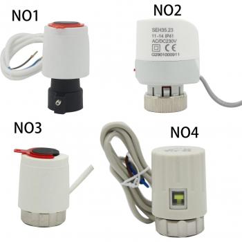 Thermal actuator for underfloor heating systems