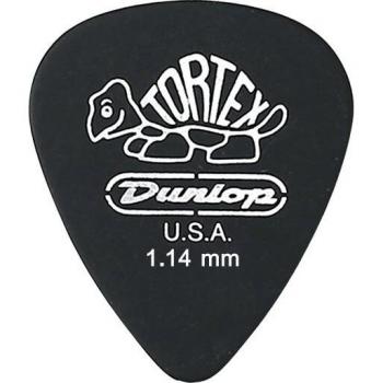 Dunlop Tortex Black Guitar Picks (0.88mm)