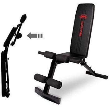 CCLIFE Kompakte Fitnessbank – klappbar, verstellbar, vielseitig einsetzbar