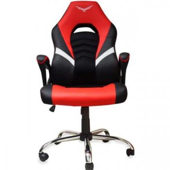 Silla Gamer NACEB TECHNOLOGY NA-0935R, 120Kg, Negro/Rojo