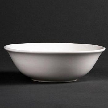 Lumina Fine China CD638 Cereal Bowl, White (Set of 6)