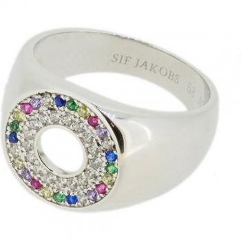 Ring Sif Jakobs Jewellery – Zirkonia R1048‑XCZ, 56 mm, 925 Silberschmuck