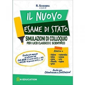 NUOVO ESAME DI STATO. SIMULAZIONI DI COLLOQUIO