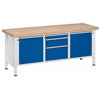 Werkbank ANKE, Serie V, 540 mm, 2 Türen, 3 Schubladen