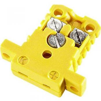 Connecteur Jaune Miniature Type K NiCrNi