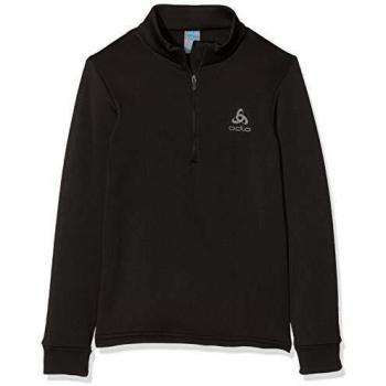 Pullover Unisex Bambini Odlo Carve 1/2 Zip Nero
