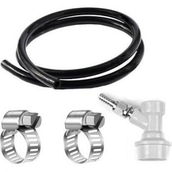 5/16 Ball Lock Cornelius Keg Line Assembly with 40 Gas Line and MFL Gas Disconnect