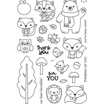 Animal Clear Stamp and Die Set for DIY Projects
