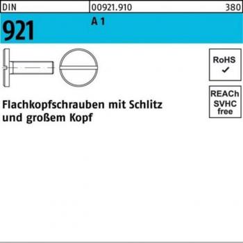 Nobrand Flachkopfschraube Edelstahl M6x10 100 Stück