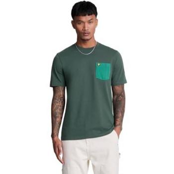 Lyle & Scott Men’s Green Pocket T-Shirt 42/Regular