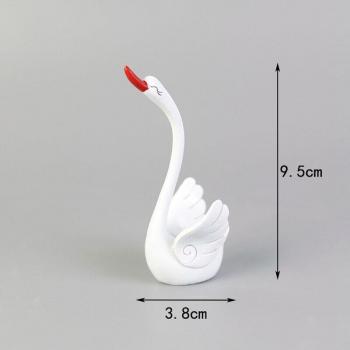 Swan Love Theme Cake Decor