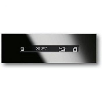 Busch-Jaeger 6351/08-825 Abschlussleiste oben, Glas schwarz