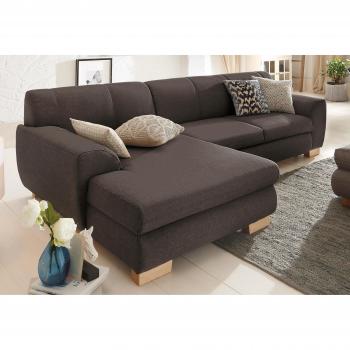 Home Affaire Polsterecke „Nika L‑Form“ – Ecksofa mit Bettfunktion, 85 % Polyester/15 % Polyacryl Melrose