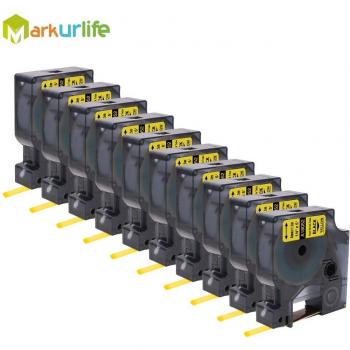 Industrial Heat Shrink Tubes for DYMO 18051 18052, 1/4, 10 Rolls