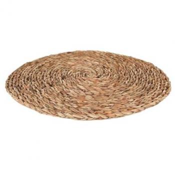 Salvamantel Privilege Ø 45 cm Marrón Mimbre (24 Unidades)
