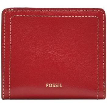 Coffret de porte-monnaie FOSSIL Logan RFID Small Bifold Ruby Wine