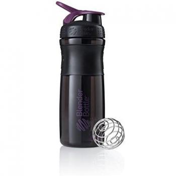 Protein‑Shaker Tritan 820 ml – Lila/Schwarz Variante