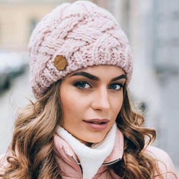 Sombrero informal de punto para mujer