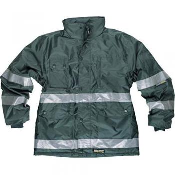 Parka Oxford con cintas reflectantes S1008