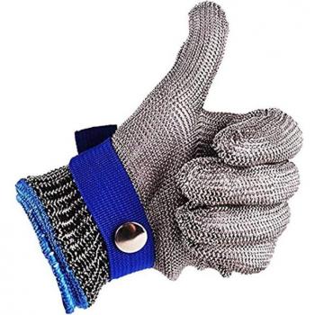 Pro-Boucher MetalGuard – Niveau 5, Bleu & Rouge