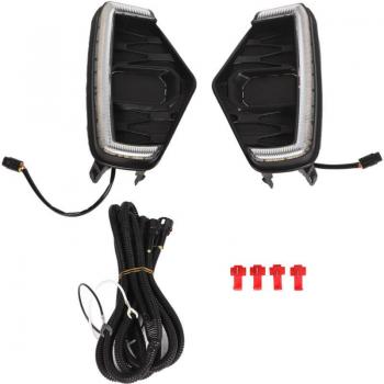 Luz Diurna Navara 12V – Dual LED con Señal de Giro y Antiinfimo