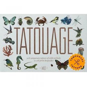 Tatouage: 108 Temporary Tattoos of Wild Animals and 21 Art Print: 108 Temporary Tattoos of Wild Animals and 21 Art-Print Keepsakes