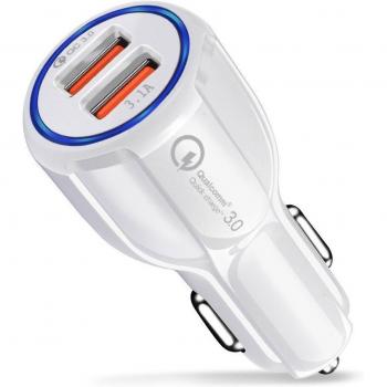 USB Car Charger with Quick Charge 3.0 Technology