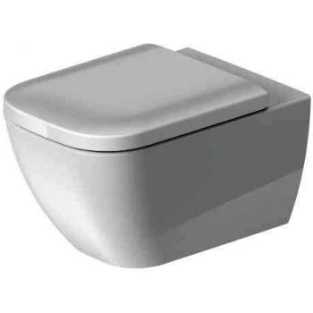 Duravit Wand-WC Happy D.2 540 mm Tiefspüler, rimless, Durafix, weiß