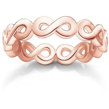 THOMAS SABO Glam & Soul Damenring 925 Sterling Silber 750 rosegold vergoldet Gr. 54