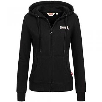 Felpa Lonsdale Calder Vale Nero Bianco Donna