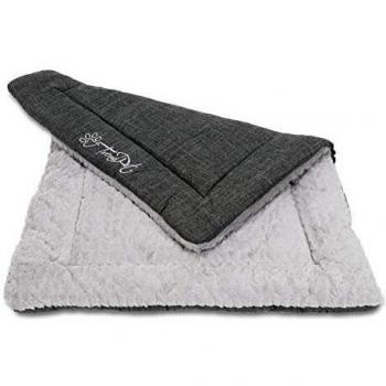 TrendPet Heaven gefütterte Decke für Hunde und Katzen, grau (90x65cm)