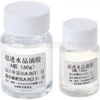 AB Crystal Ultra-Transparent Epoxy Sealant Quick-Dry Two-Part Adhesive