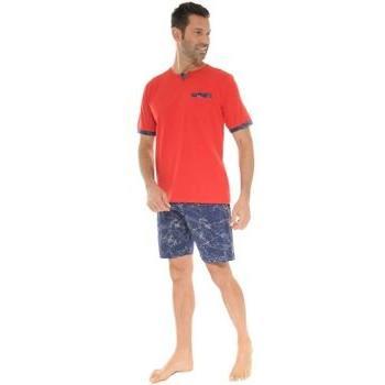 Chemise de nuit élégante Christian Cane rouge