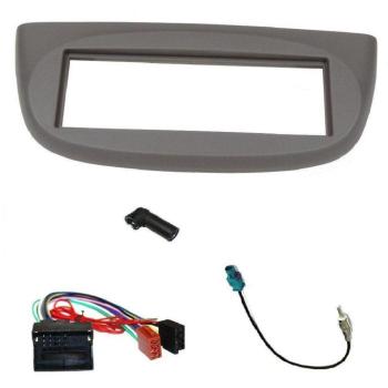 Kit Installation Autoradio Kitfac‑217 – Réglage Façant, Gris – Renault Twingo 2007‑2013