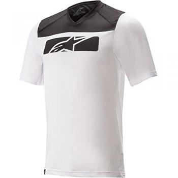 Maglia Alpinestars Drop 4.0 Enduro a Maniche Corte Bianco/Nero