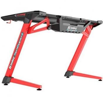 Sandberg Red and Black Gaming Desk