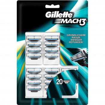 Men’s Mach3 SmoothShave Razor Blades – 20 Pieces