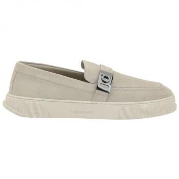 Salvatore Ferragamo Chunky Rubber Loafers – Beige, Men, Size 10 US
