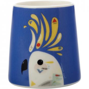 Set of 6 Australian Cockatoo Egg Cups by Pete Cromer