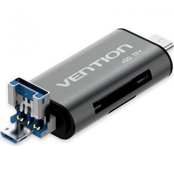 Lector de Tarjetas Externo USB 3.0 Vention CCHH0