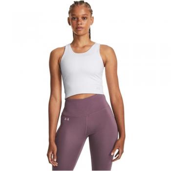 Under Armour Women's Motion Sleeveless Shirt White / Halo Gray M