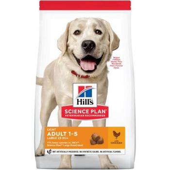 Ração Hill's Science Plan Light para Cães Adultos Grandes com Frango