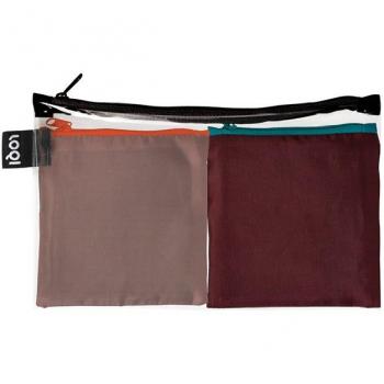 LOQI Puro Pocket Sepia & Sangria – 12‑Pack