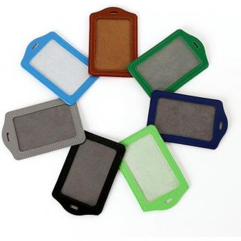 2pcs PU Leather Credit Card Holder Case