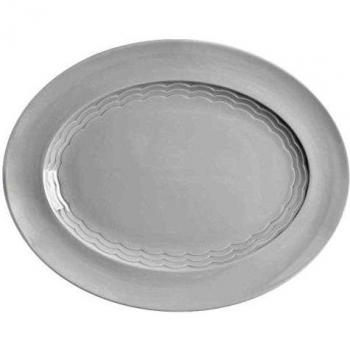 Porzellan-Servierplatte Seltmann Marina 33 cm – Weiß