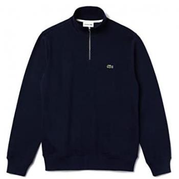 Sudadera Lacoste con cremallera alta para hombre