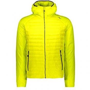 Campagnolo abrigo hombre zip hood zolfo amarillo fluor 39z0457 e359