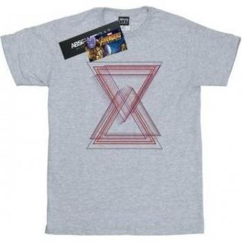 Avengers Infinity War Katoenen T-shirt Black Widow voor Meisjes 9-11 Jaar Wit