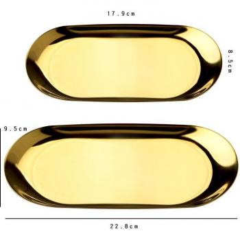 Gold Fruit Cake Tray