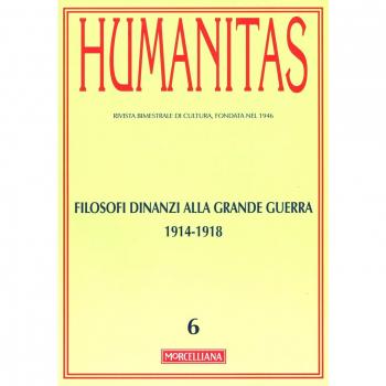 Humanitas. Filosofi dinanzi alla grande guerra 1914-1918